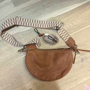 Anthropologie Urban Originals Luna Slouchy Crossbody Bag
